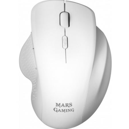 Rato Wireless Mars Gaming MMWERGO 3200DPI - Branco